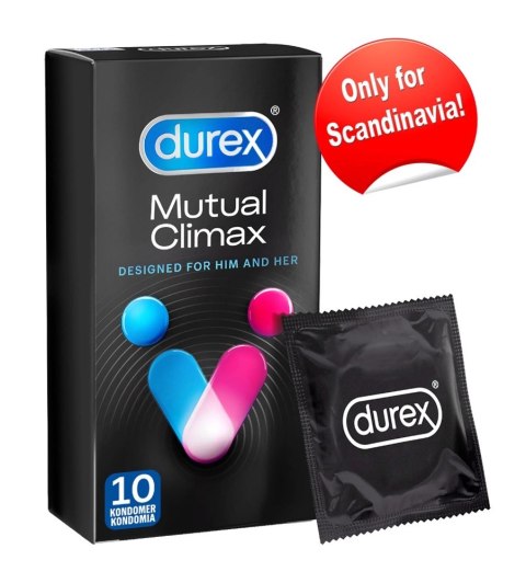 Durex Mutual Climax - Prezerwatywy Z Żebrami Łatwe Zakładanie 10szt Durex Mutual Climax - Prezerwatywy Z Żebrami Łatwe Zakładanie 10szt