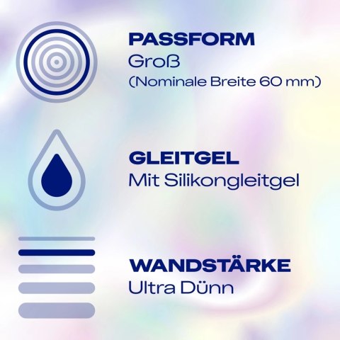 Durex - Najcieńsze Prezerwatywy Lateksowe Hautnah Classic XXL 8 szt Durex - Najcieńsze Prezerwatywy Lateksowe Hautnah Classic XXL 8 szt