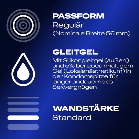 Durex - Prążkowane Prezerwatywy Miętowe Intense Orgasmic 10 szt Durex - Prążkowane Prezerwatywy Miętowe Intense Orgasmic 10 szt
