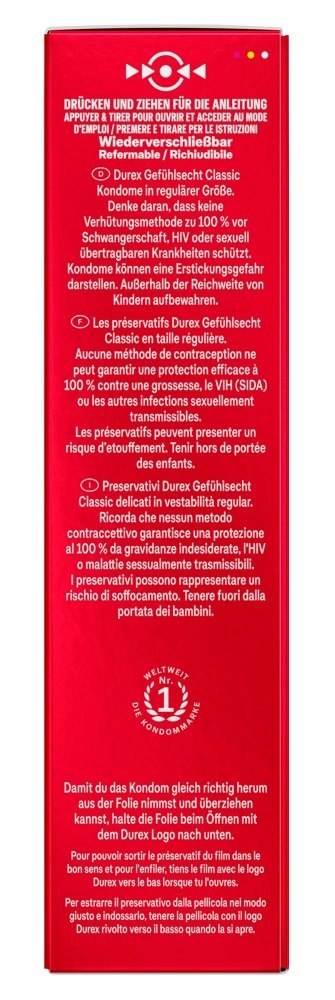 Durex - Prezerwatywy Lateksowe Zbiorniczek 8szt Durex - Prezerwatywy Lateksowe Zbiorniczek 8szt
