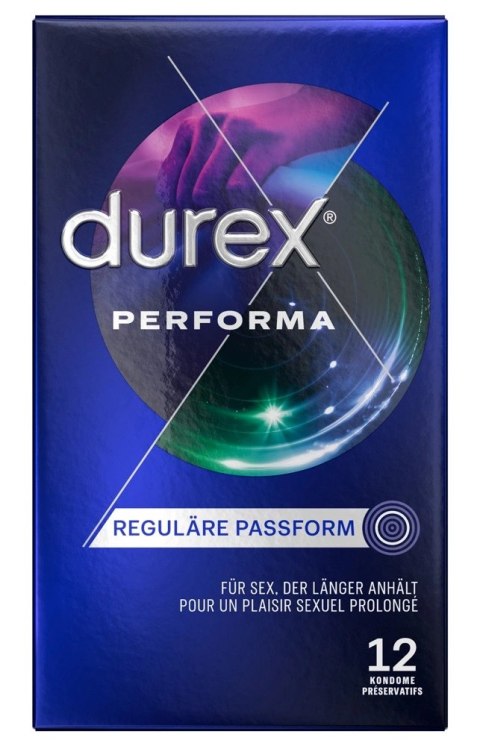 Durex - Prezerwatywy Zapewniające Dłuższy Seks Performa 12 szt Durex - Prezerwatywy Zapewniające Dłuższy Seks Performa 12 szt