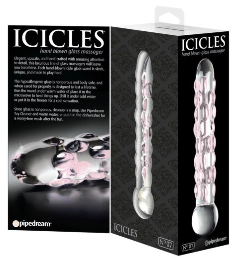Icicles - Ekskluzywne Szklane Dildo Z Wypustkami Icicles - Ekskluzywne Szklane Dildo Z Wypustkami