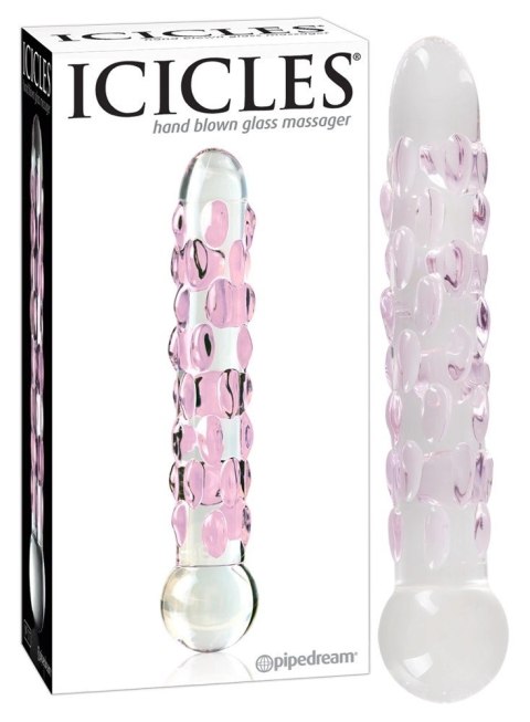 Icicles - Ekskluzywne Szklane Dildo Z Wypustkami Icicles - Ekskluzywne Szklane Dildo Z Wypustkami