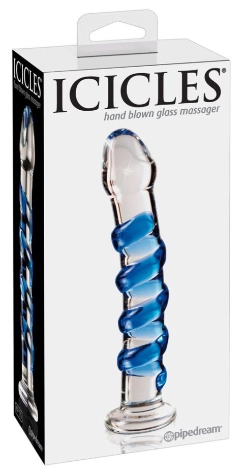 Icicles - Zakrzywione Szklane Dildo Z Wypustkami Icicles - Zakrzywione Szklane Dildo Z Wypustkami