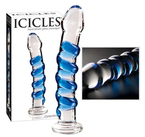 Icicles - Zakrzywione Szklane Dildo Z Wypustkami Icicles - Zakrzywione Szklane Dildo Z Wypustkami