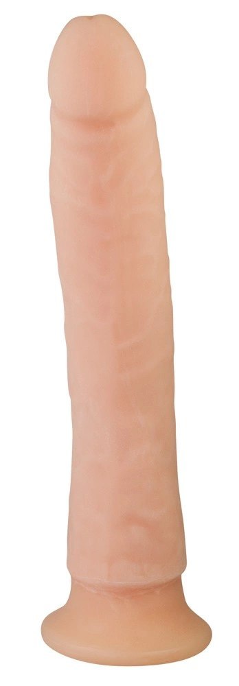 Nature Skin - Miękkie Naturalne Długie Dildo Z Przyssawką 22cm Nature Skin - Miękkie Naturalne Długie Dildo Z Przyssawką 22cm