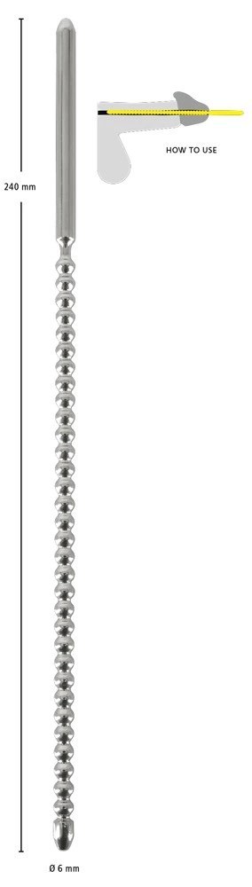 Penisplug - Długi Dilator Do Stymulacji Cewki Moczowej 24cm Penisplug - Długi Dilator Do Stymulacji Cewki Moczowej 24cm