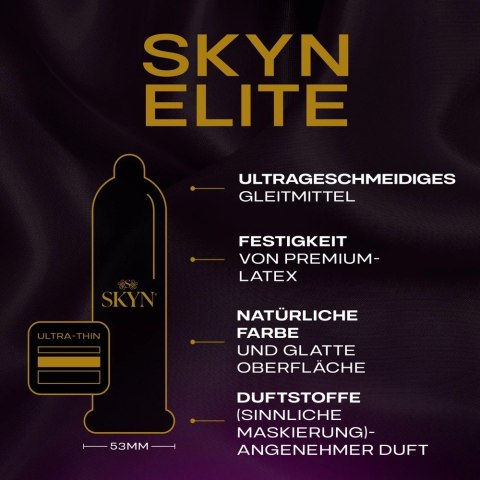 SKYN ELITE - Prezerwatywy Nielateksowe Wilgotne I Cienkie 20 szt SKYN ELITE - Prezerwatywy Nielateksowe Wilgotne I Cienkie 20 szt