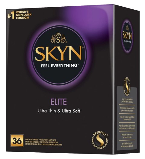 SKYN ELITE - Prezerwatywy Nielateksowe Wilgotne I Cienkie 36 szt SKYN ELITE - Prezerwatywy Nielateksowe Wilgotne I Cienkie 36 szt
