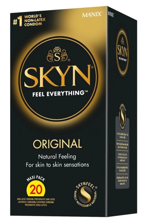 SKYN ORIGINAL - Prezerwatywy Nielateksowe Z Sensoprenu 20 szt SKYN ORIGINAL - Prezerwatywy Nielateksowe Z Sensoprenu 20 szt
