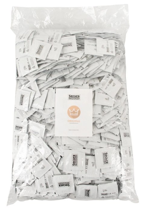Secura Original - Prezerwatywy Klasyczne Z Wilgotną Powłoką 1000pcs Box Secura Original - Prezerwatywy Klasyczne Z Wilgotną Powłoką 1000pcs Box