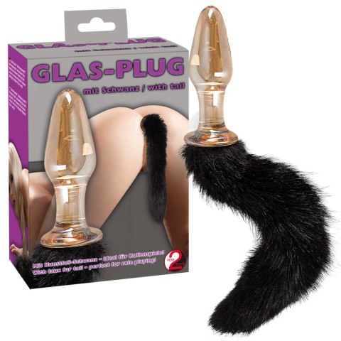 You2Toys - Korek analny szklany z kitką You2Toys - Korek analny szklany z kitką