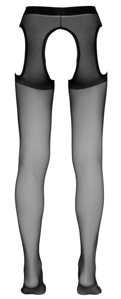 Cottelli LEGWEAR - Czarne Rajstopy Z Pasem Do Pończoch S/M Cottelli LEGWEAR - Czarne Rajstopy Z Pasem Do Pończoch S/M