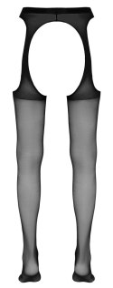 Cottelli LEGWEAR - Rajstopy Z Wyglądem Pasa Do Pończoch Czarne S/M