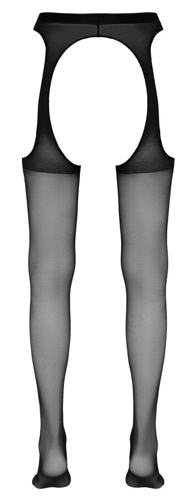 Cottelli LEGWEAR - Rajstopy Z Wyglądem Pasa Do Pończoch Czarne S/M Cottelli LEGWEAR - Rajstopy Z Wyglądem Pasa Do Pończoch Czarne S/M