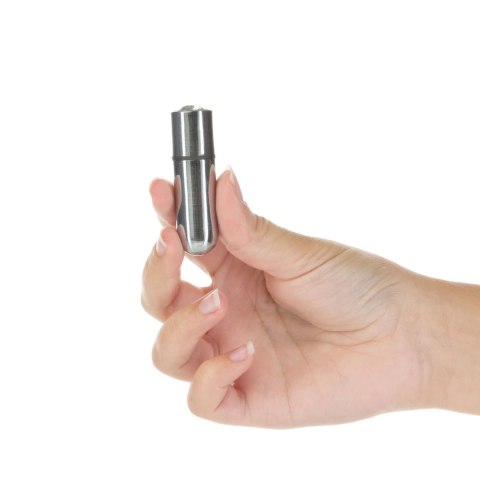 PowerBullet - Mini Wibrator 9 Funkcji Z Kryształem First Class Srebrny PowerBullet - Mini Wibrator 9 Funkcji Z Kryształem First Class Srebrny