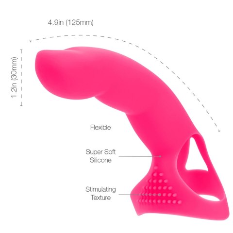 PowerBullet - Nakładka Na Palec Extra Touch Różowa PowerBullet - Nakładka Na Palec Extra Touch Różowa