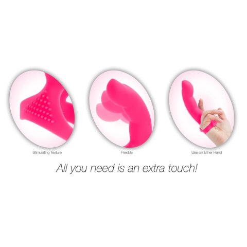 PowerBullet - Nakładka Na Palec Extra Touch Różowa PowerBullet - Nakładka Na Palec Extra Touch Różowa