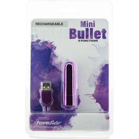 PowerBullet - Wibrator Mini PowerBullet 9 Funkcji Fioletowy PowerBullet - Wibrator Mini PowerBullet 9 Funkcji Fioletowy