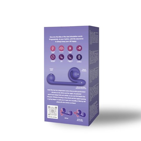 Snail Vibe - Luksusowy Wibrator Ze Stymulacją Łechtaczki Fioletowy Snail Vibe - Luksusowy Wibrator Ze Stymulacją Łechtaczki Fioletowy