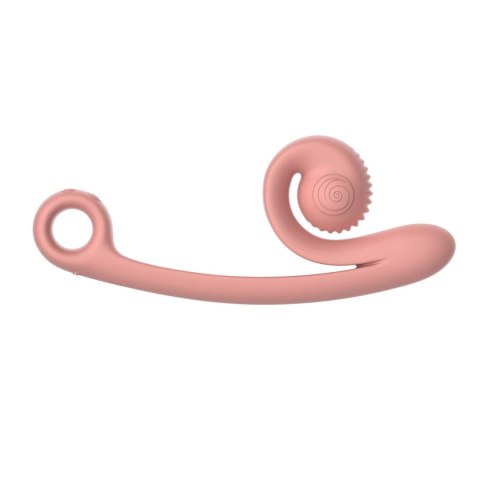 Snail Vibe - Podwójny Wibrator Stymulujący Punkt-G Curve Brzoskwiniowy Snail Vibe - Podwójny Wibrator Stymulujący Punkt-G Curve Brzoskwiniowy