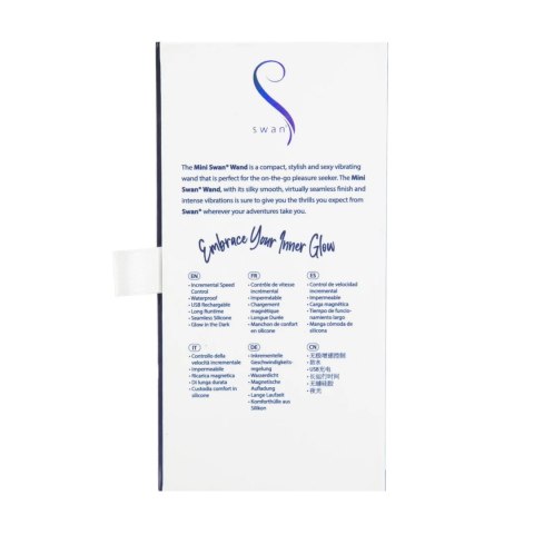 Swan - Mini Wibrator Do Stymulacji The Mini Swan Wand Fioletowy Swan - Mini Wibrator Do Stymulacji The Mini Swan Wand Fioletowy