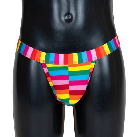 Tęczowe Stringi Męskie One Size Tęczowe Stringi Męskie One Size