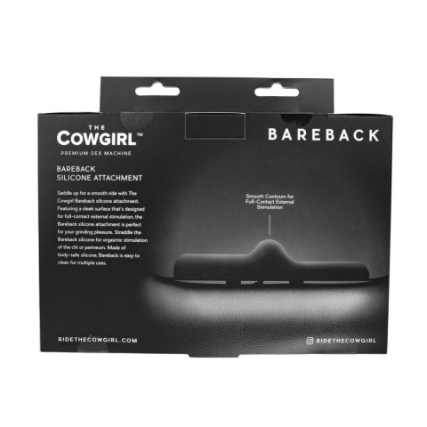 The Cowgirl - Nakładka Na Siedzisko Czarna Bareback The Cowgirl - Nakładka Na Siedzisko Czarna Bareback