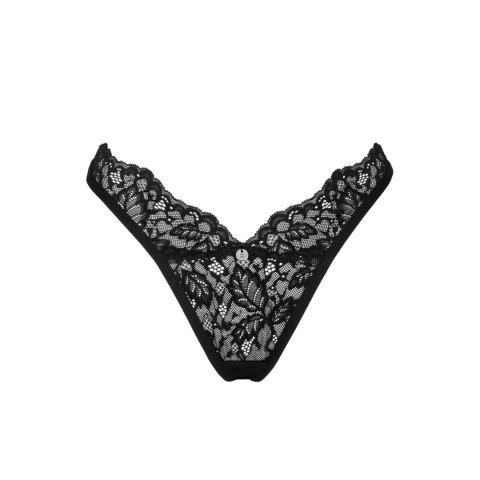 Obsessive - Czarne Koronkowe Stringi Bellastia M/L Obsessive - Czarne Koronkowe Stringi Bellastia M/L