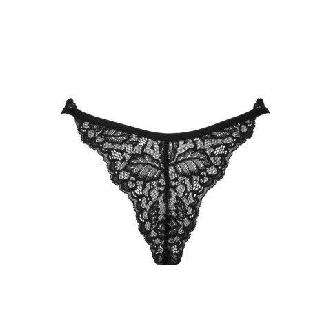 Obsessive - Czarne Koronkowe Stringi Bellastia M/L Obsessive - Czarne Koronkowe Stringi Bellastia M/L