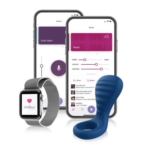 OhMiBod - Wibrujący Pierścień Na Penisa blueMotion Nex 3 OhMiBod - Wibrujący Pierścień Na Penisa blueMotion Nex 3