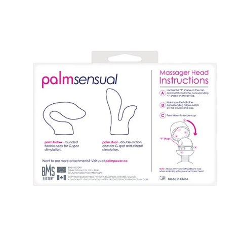 PalmPower - Nakładki Na Masażer PalmPower Niebieskie 2 szt PalmPower - Nakładki Na Masażer PalmPower Niebieskie 2 szt