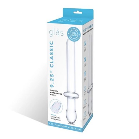 Glas - Klasyczne Szklane Gładkie Dwustronne Dildo Classic Glas - Klasyczne Szklane Gładkie Dwustronne Dildo Classic