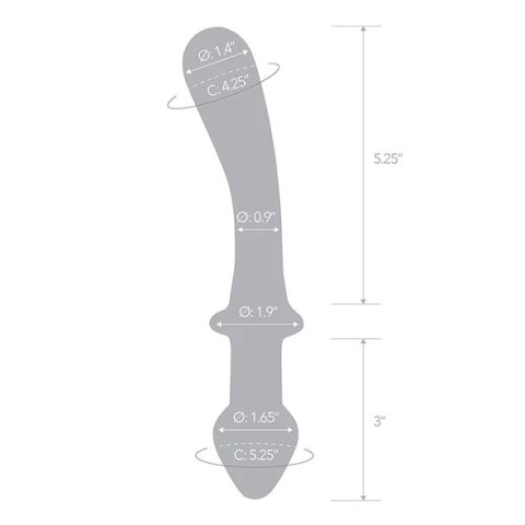 Glas - Podwójne Szklane Dildo Classic Glas - Podwójne Szklane Dildo Classic
