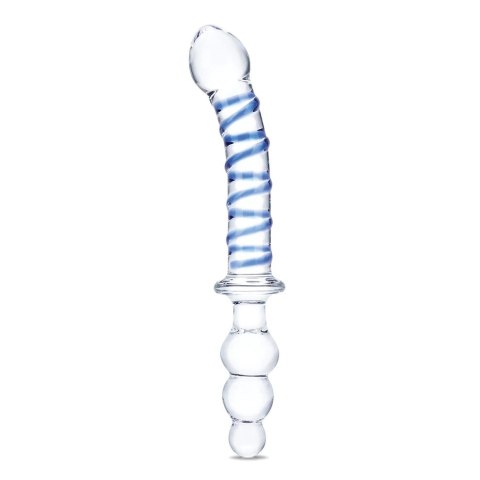 Glas - Podwójne Szklane Dildo Twister Glas - Podwójne Szklane Dildo Twister