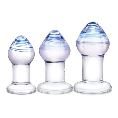 Glas - Zestaw Do Treningu Analnego Pleasure Droplets 3 szt Glas - Zestaw Do Treningu Analnego Pleasure Droplets 3 szt