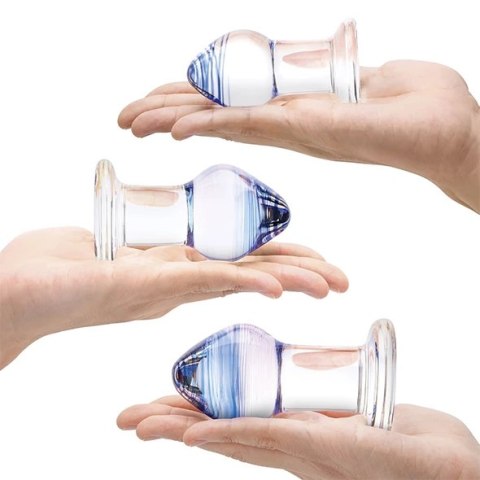 Glas - Zestaw Do Treningu Analnego Pleasure Droplets 3 szt Glas - Zestaw Do Treningu Analnego Pleasure Droplets 3 szt