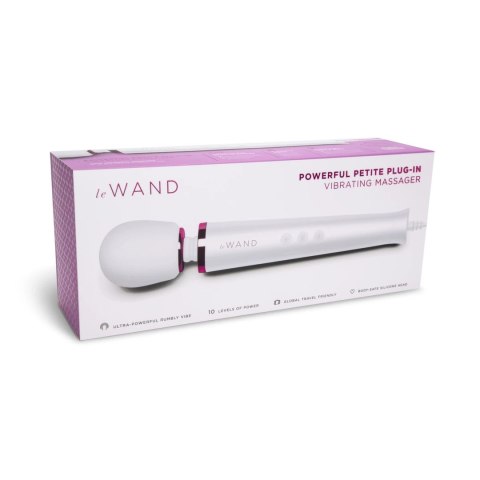 Le Wand - Mocny Masażer Łechtaczki Biały Powerful Petite Plug-in Le Wand - Mocny Masażer Łechtaczki Biały Powerful Petite Plug-in