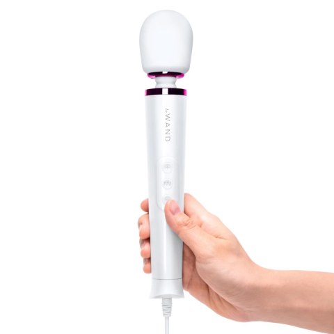 Le Wand - Mocny Masażer Łechtaczki Biały Powerful Petite Plug-in Le Wand - Mocny Masażer Łechtaczki Biały Powerful Petite Plug-in