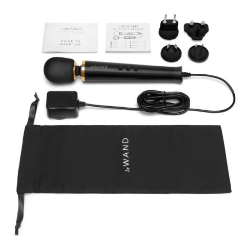 Le Wand - Mocny Masażer Łechtaczki Czarny Powerful Petite Plug-in Le Wand - Mocny Masażer Łechtaczki Czarny Powerful Petite Plug-in