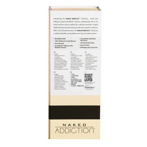 Naked Addiction - Silikonowe Dildo Bendable 22,8 cm Vanilla Naked Addiction - Silikonowe Dildo Bendable 22,8 cm Vanilla