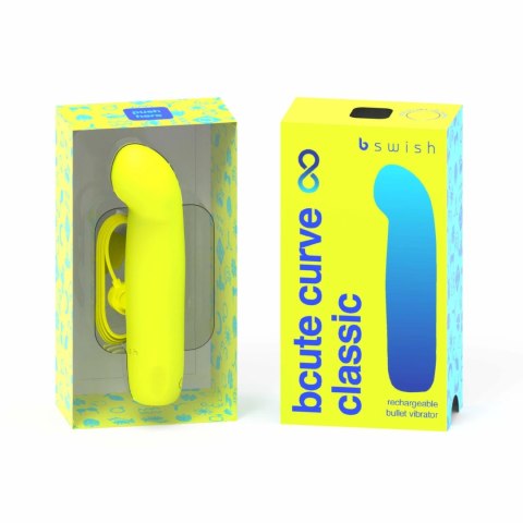 B swish - Wibrator Punktu-G Bcute Curve Classic Żółty B swish - Wibrator Punktu-G Bcute Curve Classic Żółty