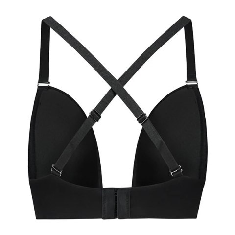 Bye Bra - Biustonosz Ultra Plunge Czarny L Bye Bra - Biustonosz Ultra Plunge Czarny L