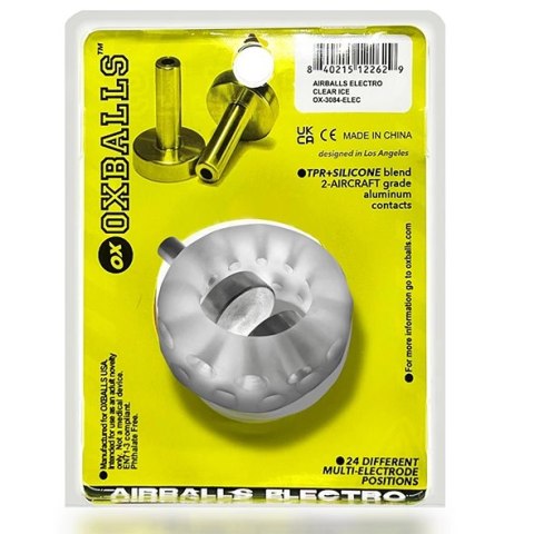 Oxballs - Airballs Electro Air-Lite Pierścień Na Penisa Elektro Przezroczysty Oxballs - Airballs Electro Air-Lite Pierścień Na Penisa Elektro Przezroczysty