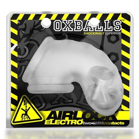 Oxballs - Airlock Electro Air-Lite Klatka Na Penisa Elektro Przezroczysta Oxballs - Airlock Electro Air-Lite Klatka Na Penisa Elektro Przezroczysta