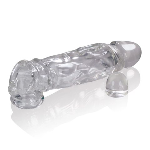 Oxballs - Butch Realistyczna Przedłużka Na Penisa 22 cm Przezroczysta Oxballs - Butch Realistyczna Przedłużka Na Penisa 22 cm Przezroczysta