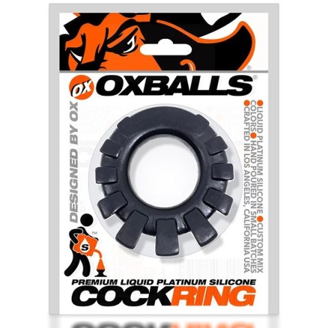 Oxballs - Cock-Lug Lugged Pierścień Na Penisa Czarny Oxballs - Cock-Lug Lugged Pierścień Na Penisa Czarny