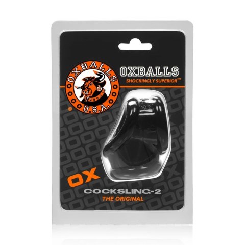Oxballs - Cocksling-2 Pierścień Erekcyjny Na Penisa i Jądra Czarny Oxballs - Cocksling-2 Pierścień Erekcyjny Na Penisa i Jądra Czarny
