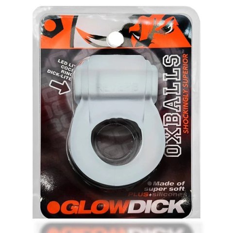 Oxballs - Glowdick Pierścień Na Penisa Z Wibracjami Led Przezroczysty Oxballs - Glowdick Pierścień Na Penisa Z Wibracjami Led Przezroczysty
