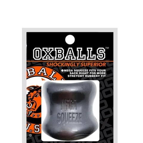 Oxballs - Mega Squeeze Ergofit Ballstretcher Srebrny Oxballs - Mega Squeeze Ergofit Ballstretcher Srebrny